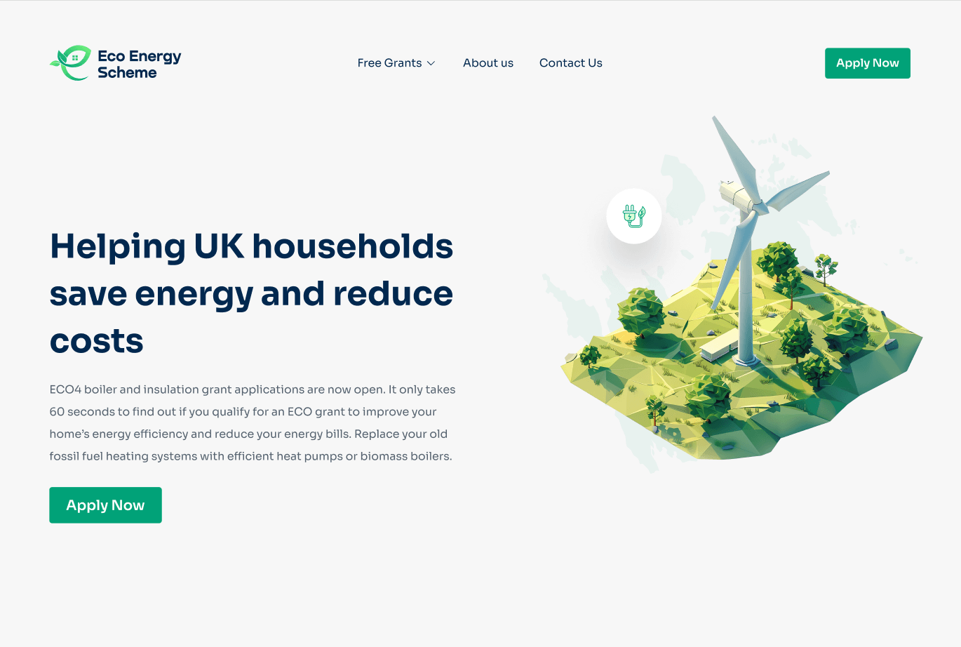 Eco energy scheme portfolio screenshot
